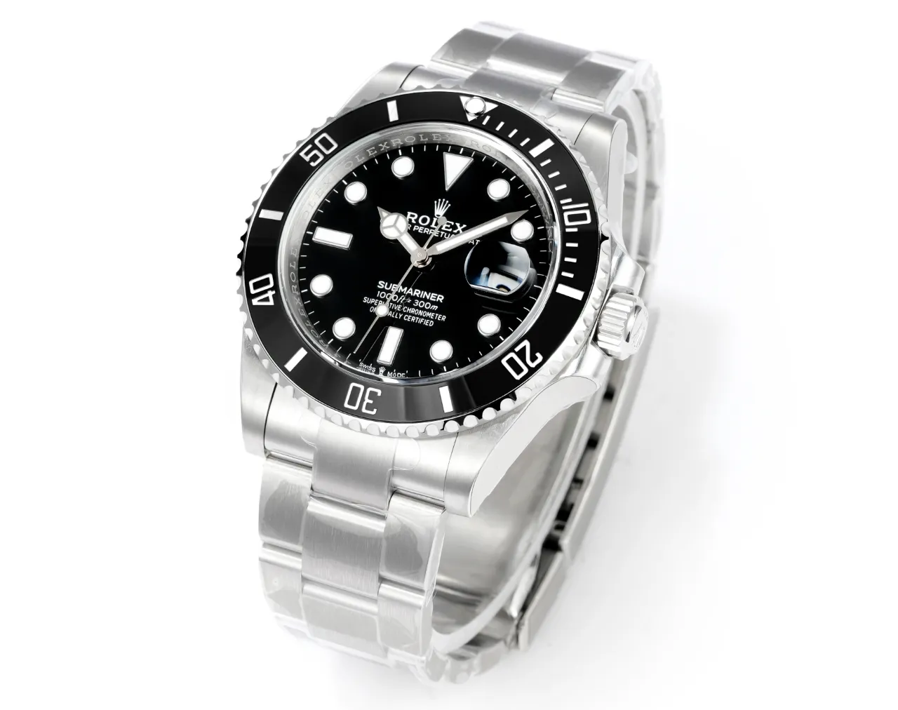 VS Factory Rolex Submariner 41mm Black Dial Stainless Steel Automatic Men’s Dive Watch Chic 309