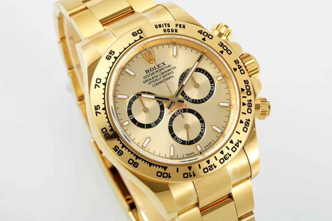 Minimalist BT Factory Rolex Daytona 60th Anniversary Edition – Gold Chronograph VSF Watch with Ceramic Bezel and Superior Craftsmanship 71