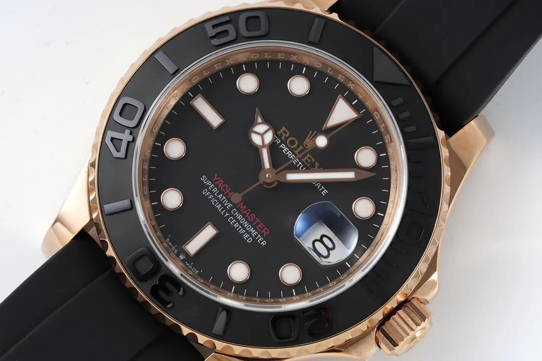 Comfortable VS Factory Rolex Yacht-Master 40mm Rose Gold Black Dial Rubber Strap Automatic VSF Luxury Watch –  VSF Timepiece 4329