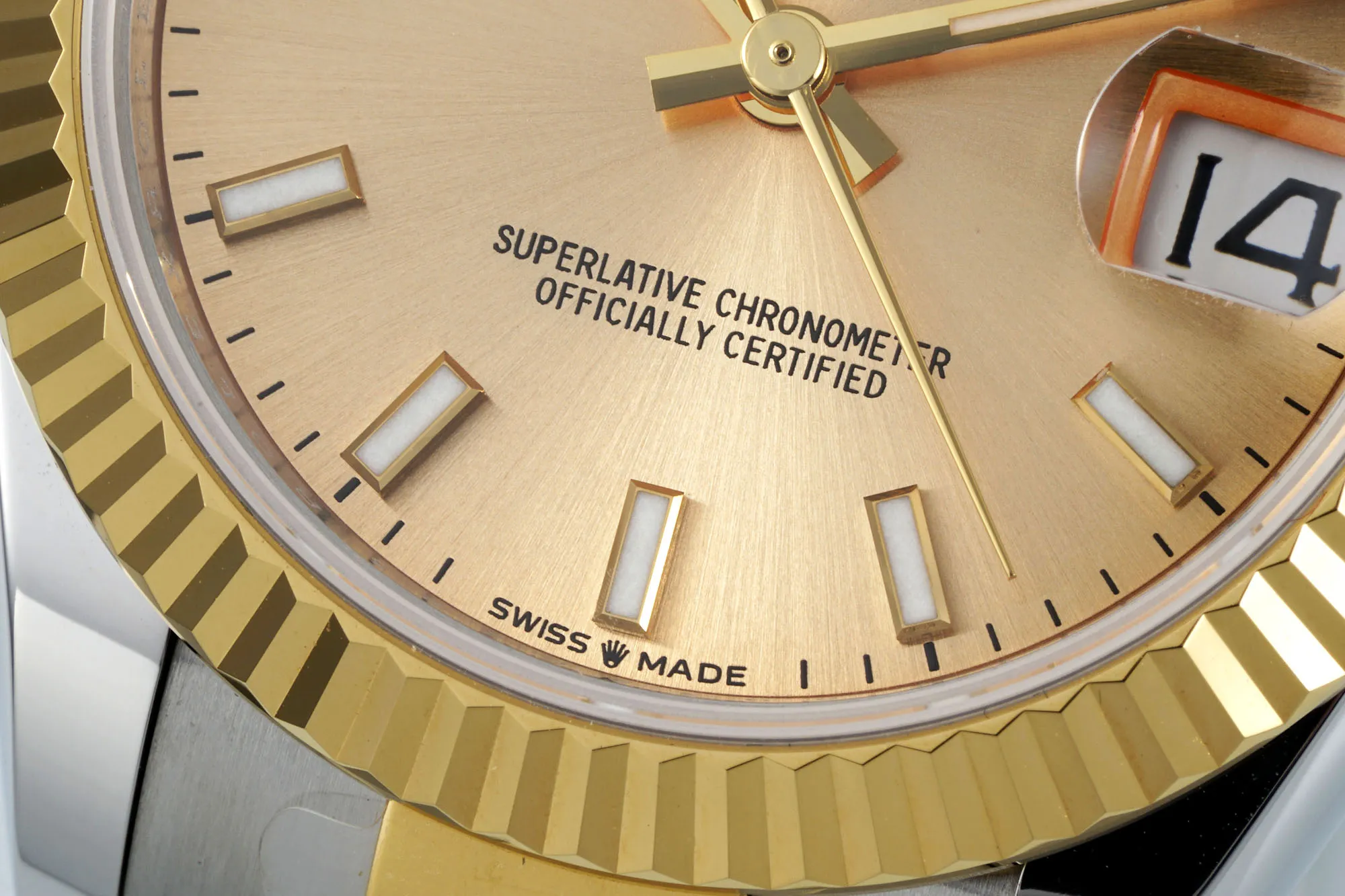 AR Factory Rolex Lady-Datejust 31mm Two-Tone Yellow Gold and Steel Champagne Dial Fluted Bezel Oyster Bracelet Luxury Watch Effortless 5000