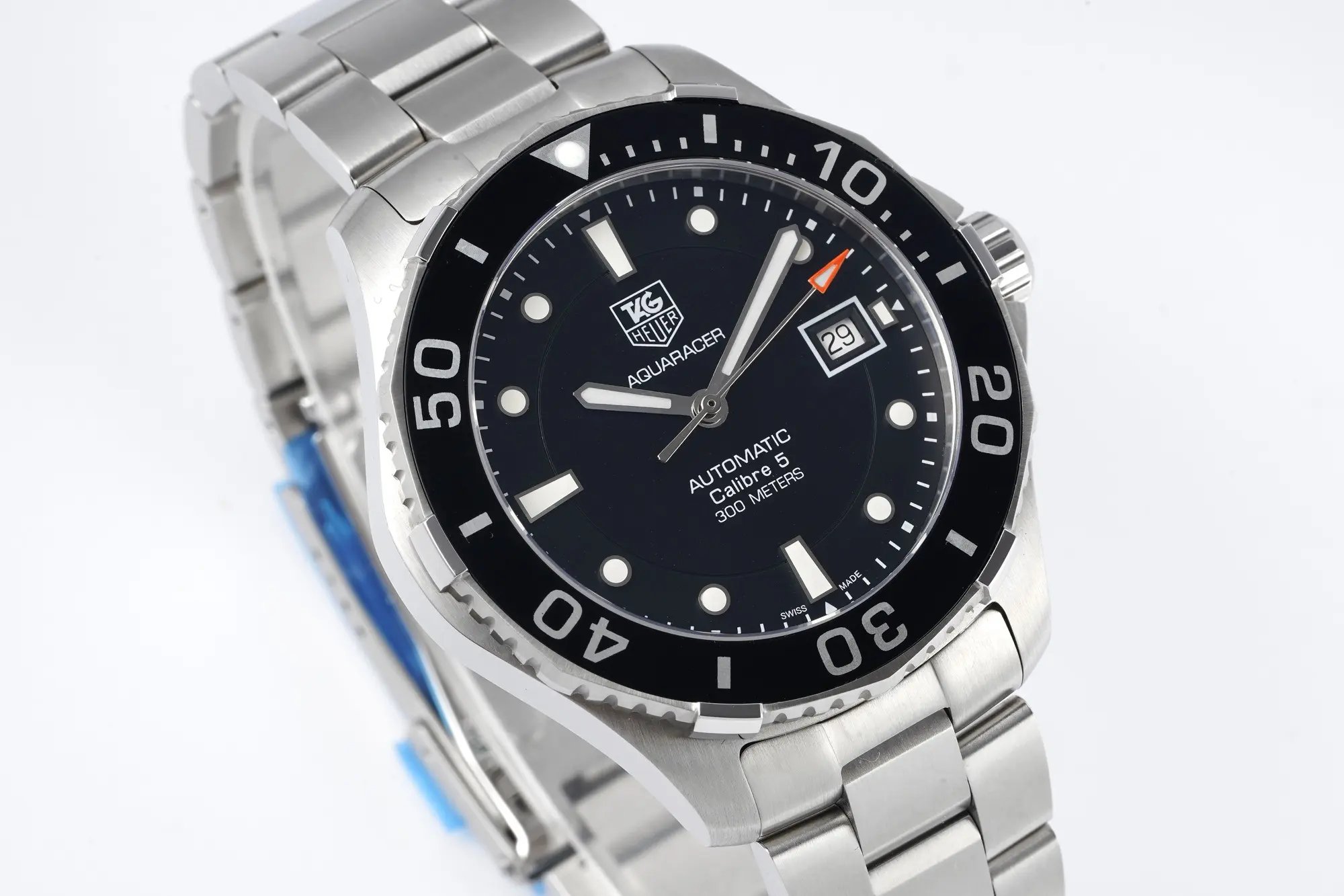 FashionForward XF Factory TAG Heuer Series Watch – Silver Stainless Steel, Black Dial, Automatic Diver Style, 100m Waterproof, Super Clone Replica Edition 4090