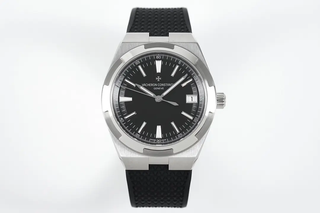 PPF Factory Vacheron Constantin Overseas Automatic Watch – Black Dial, Stainless Steel Case, Rubber Strap with Interchangeable System, Top Super Clone Watches Design OdorResistant 4210