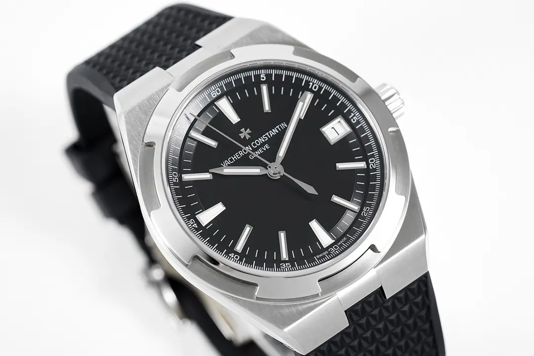 PPF Factory Vacheron Constantin Overseas Automatic Watch – Black Dial, Stainless Steel Case, Rubber Strap with Interchangeable System, Top Super Clone Watches Design OdorResistant 4210