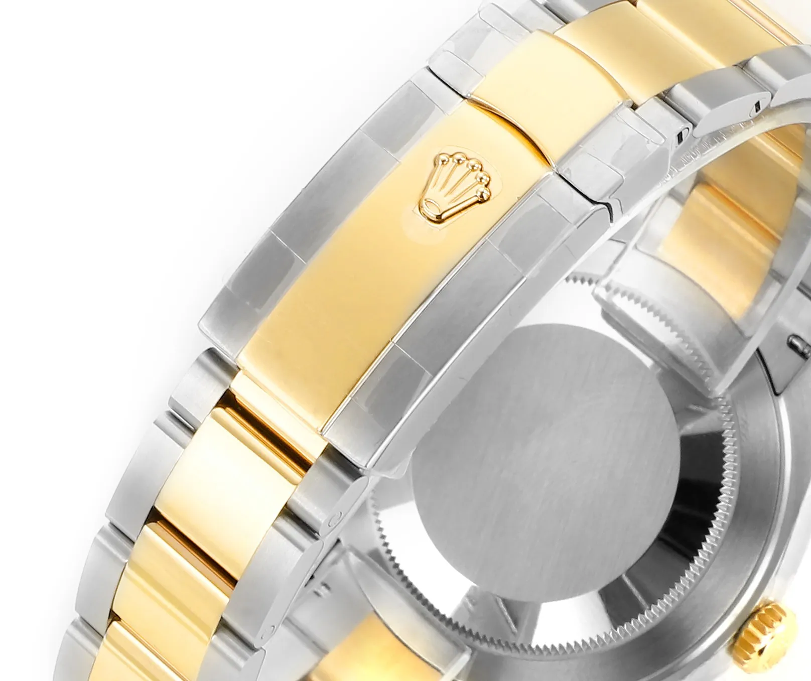 AR Factory Rolex Datejust 41mm Two-Tone Stainless Steel and Yellow Gold Fluted Bezel White Dial Oyster Bracelet Automatic Men’s Watch Trendsetting 226