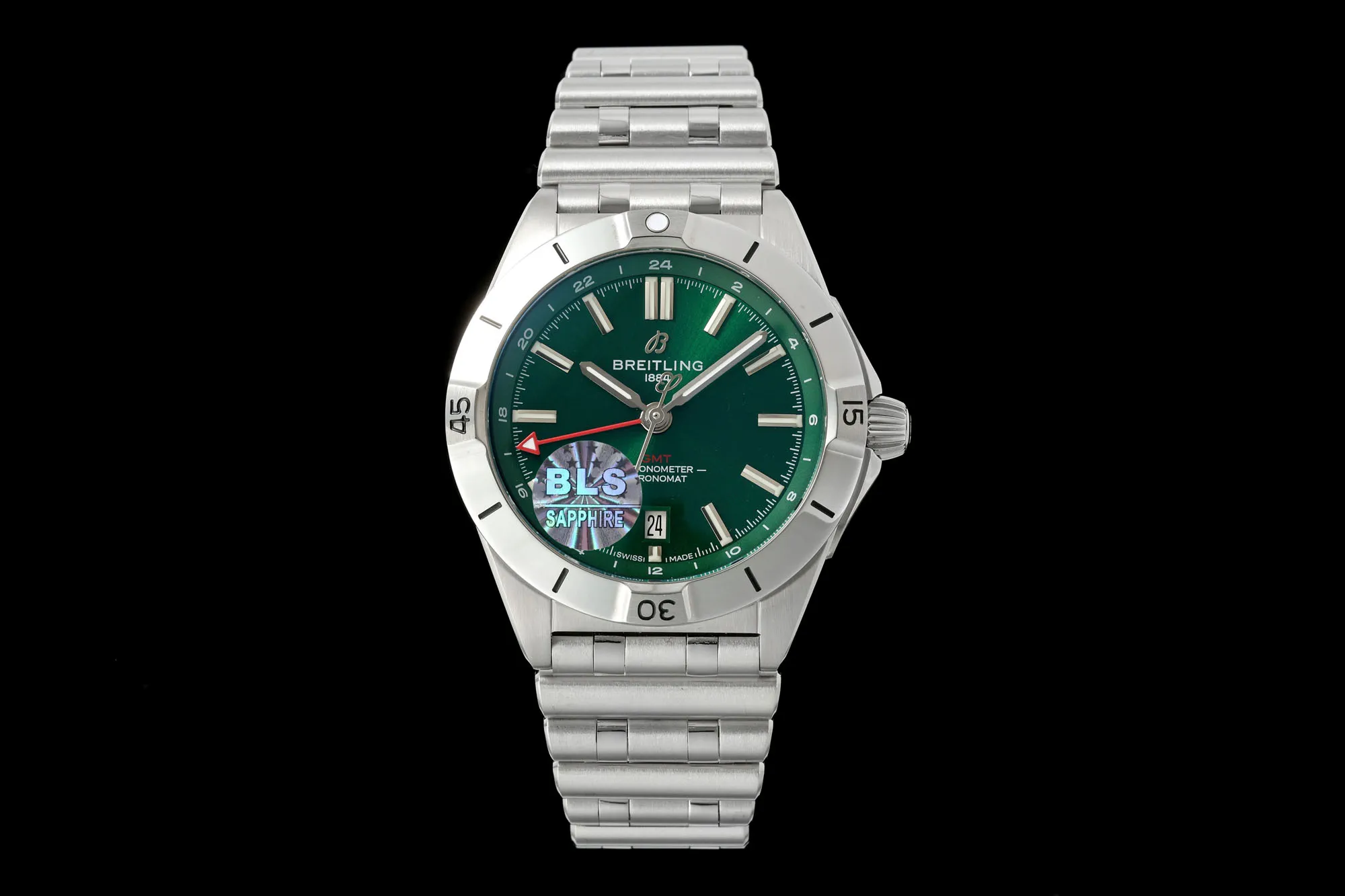 BLS Factory Breitling Superocean Automatic Green Dial Stainless Steel Bracelet Men’s Dive Watch UrbanStyle 2677