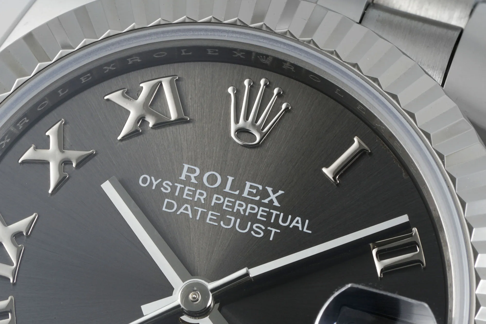 AR Factory Rolex Datejust 31mm Stainless Steel Grey Roman Numeral Dial Jubilee Bracelet Luxury Watch RelaxedFit 4954
