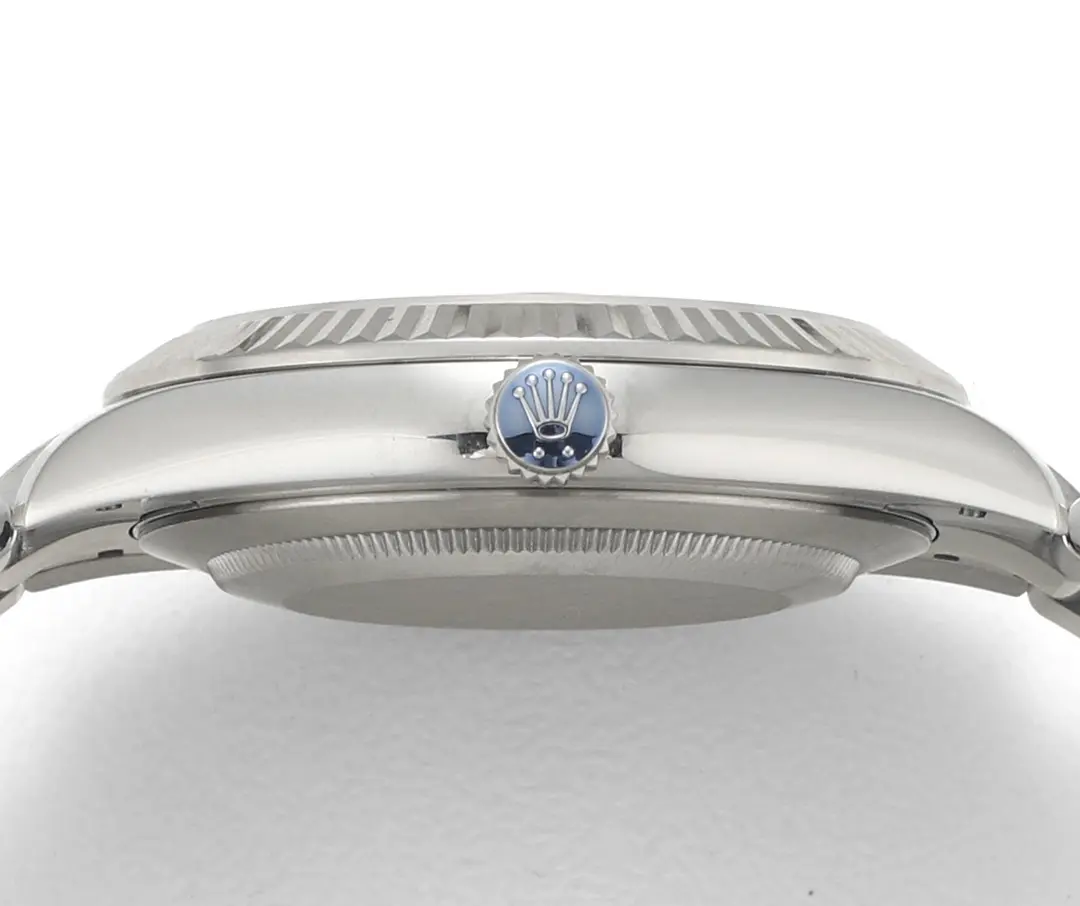 Flexible Rolex Datejust 41mm Blue Dial Stainless Steel Fluted Bezel Super Clone with 3235 Movement 117