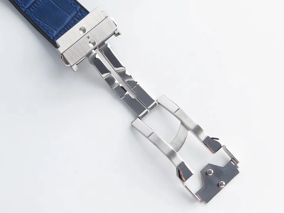 Reliable ZF Factory HB Hengbao Hublot  Fusion 45mm Blue Leather Strap Automatic Super Clone Watch 8284