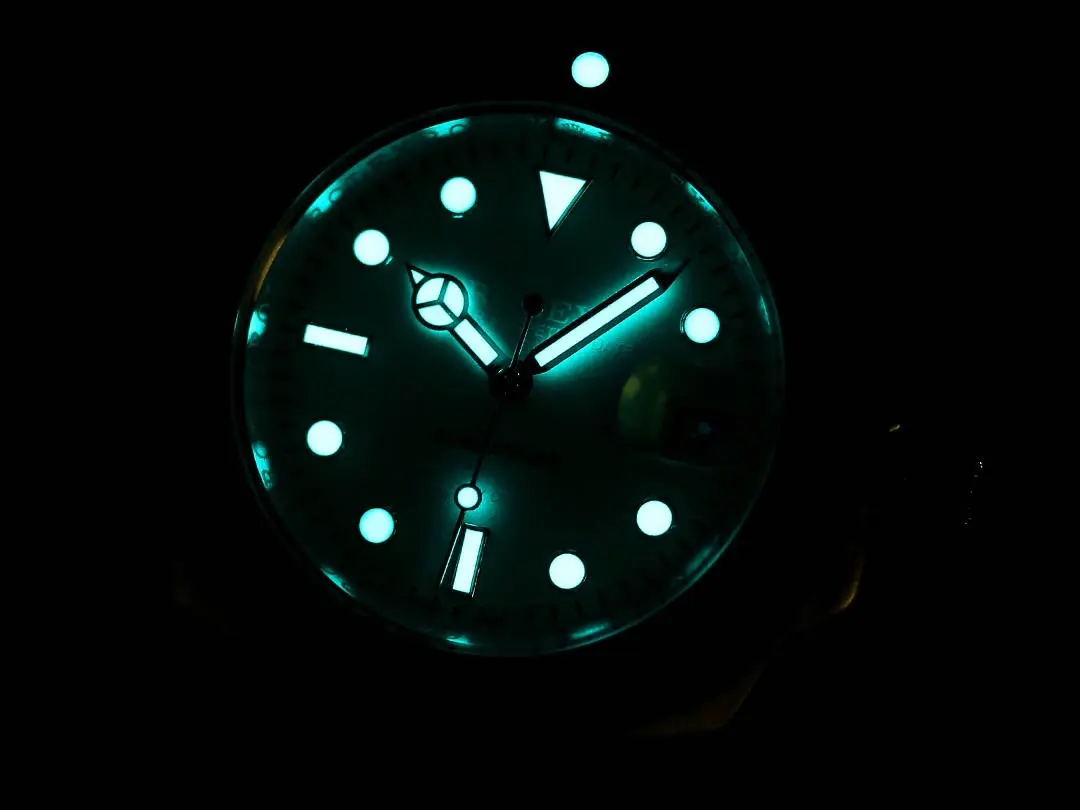 FastDry VS Factory Rolex Submariner PARAKEET Custom Watch – Gradient Green Dial, Carbon Fiber Bezel, Stainless Steel 327