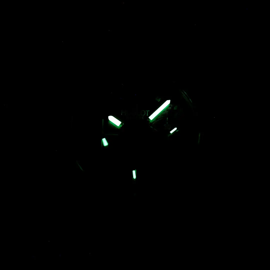 Timeless WWF Factory Hublot Big Bang 44mm Black Ceramic & Stainless Steel Chronograph Watch with Rubber Strap – Super Clone Edition 8196