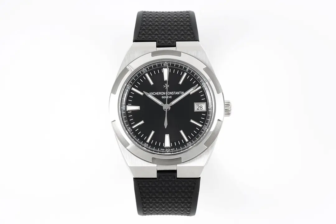 PPF Factory Vacheron Constantin Overseas 4500V Series – Black Dial, Rubber Strap, Luxury Steel Super Clone Watch – Best Replica Quality Practical 7170