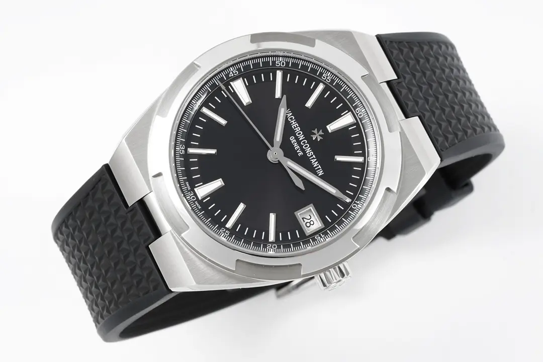 PPF Factory Vacheron Constantin Overseas 4500V Series – Black Dial, Rubber Strap, Luxury Steel Super Clone Watch – Best Replica Quality Practical 7170