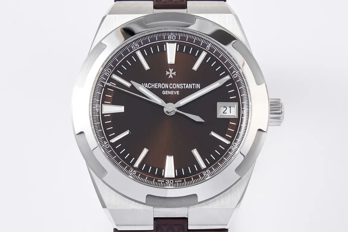 GS Factory Vacheron Constantin Overseas 4500V Series – Brown Dial, Rubber Strap, Luxury Steel Super Clone Watch – Best Replica Quality GoodFit 5760