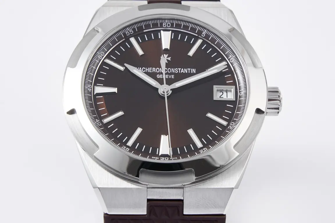 GS Factory Vacheron Constantin Overseas 4500V Series – Brown Dial, Rubber Strap, Luxury Steel Super Clone Watch – Best Replica Quality GoodFit 5760