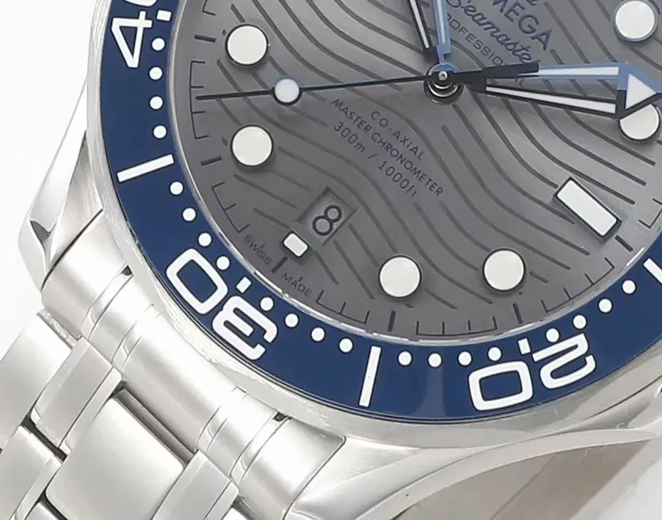 SoftTouch VS Factory OMEGA Seamaster Planet Ocean 600m Co-Axial Master Chronometer 42mm Diver’s Watch – Black Dial, Stainless Steel Bracelet by VSF Watches Brand 4398