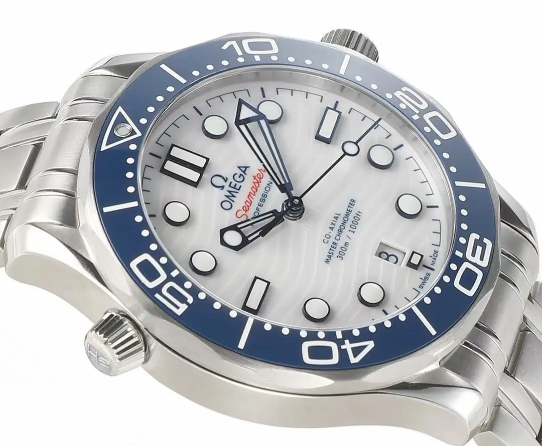 ZF Factory OMEGA Seamaster Planet Ocean 600m Co-Axial Master Chronometer 42mm Diver’s Watch – White Dial, Stainless Steel Bracelet by VSF Watches Brand EasyCare 8342