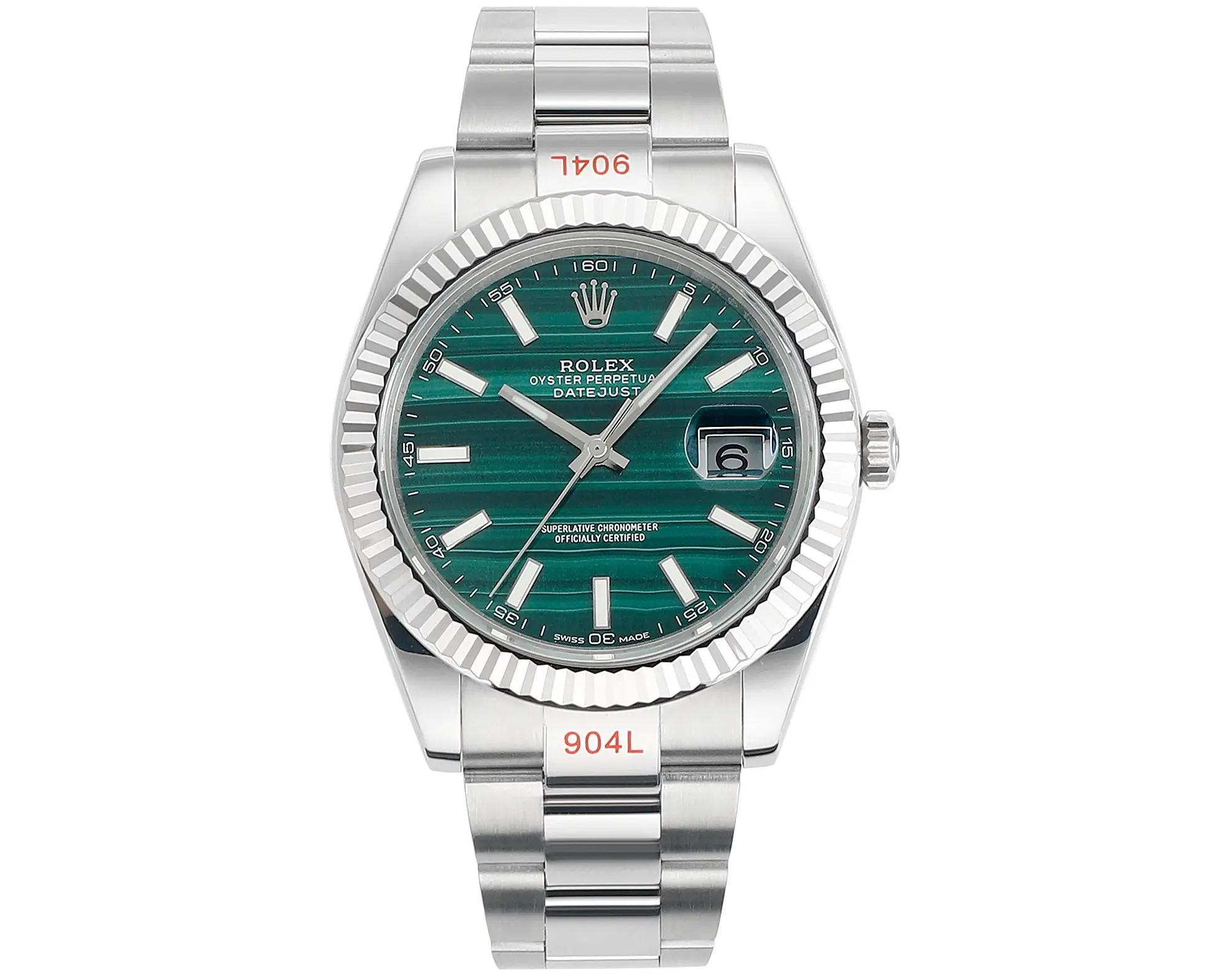 Rolex Datejust 41 Custom Malachite Dial –  Super Clone Rolex Luxury Timepiece UrbanStyle 297