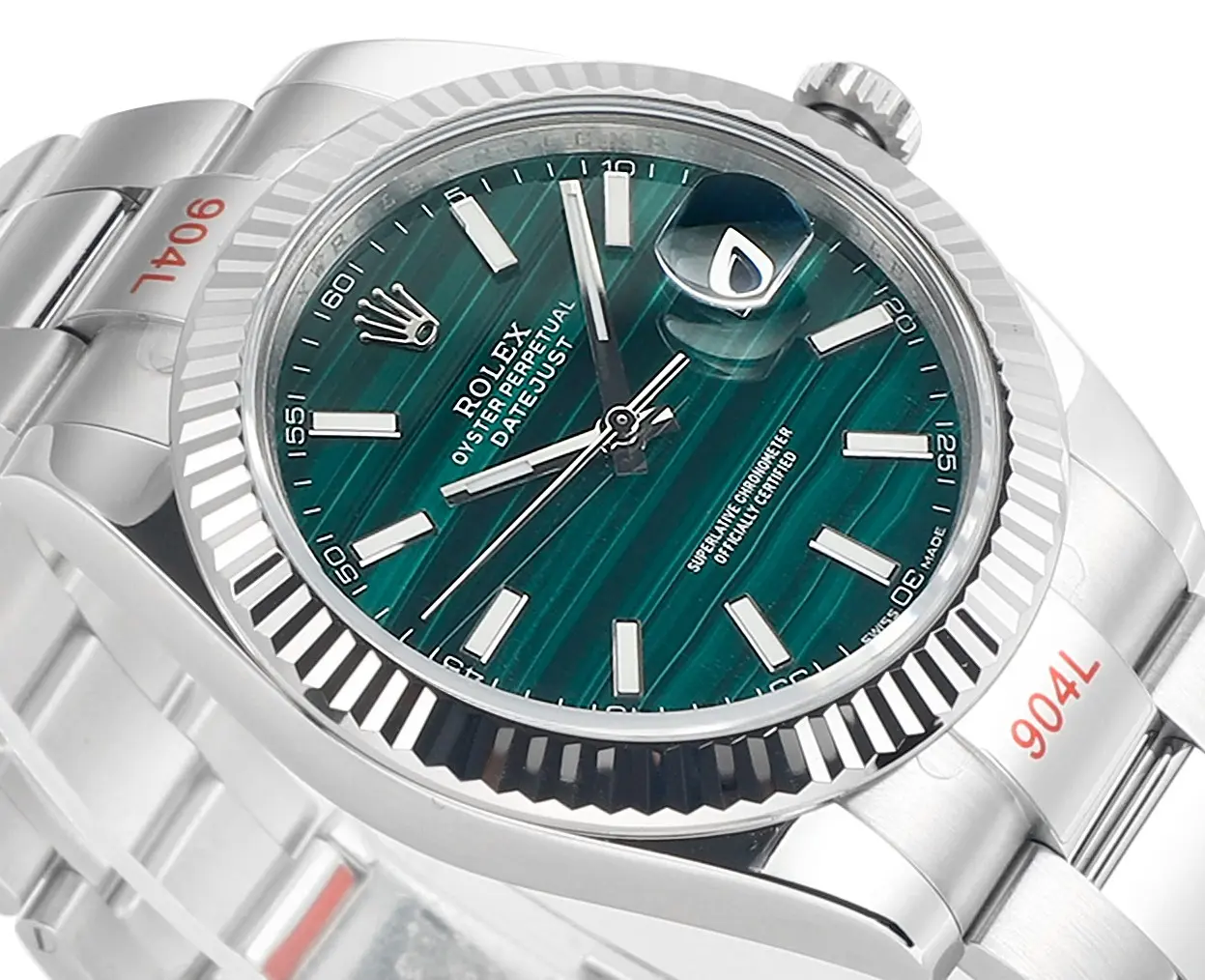 Rolex Datejust 41 Custom Malachite Dial –  Super Clone Rolex Luxury Timepiece UrbanStyle 297