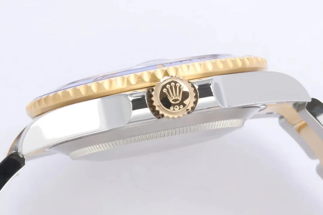 MoistureWicking VS Factory Rolex Submariner 40mm Date Two-Tone Steel and Yellow Gold Blue Dial and Bezel Watch 320