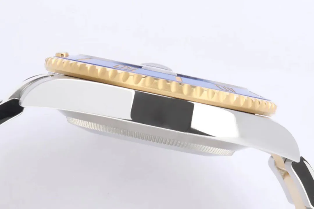 MoistureWicking VS Factory Rolex Submariner 40mm Date Two-Tone Steel and Yellow Gold Blue Dial and Bezel Watch 320