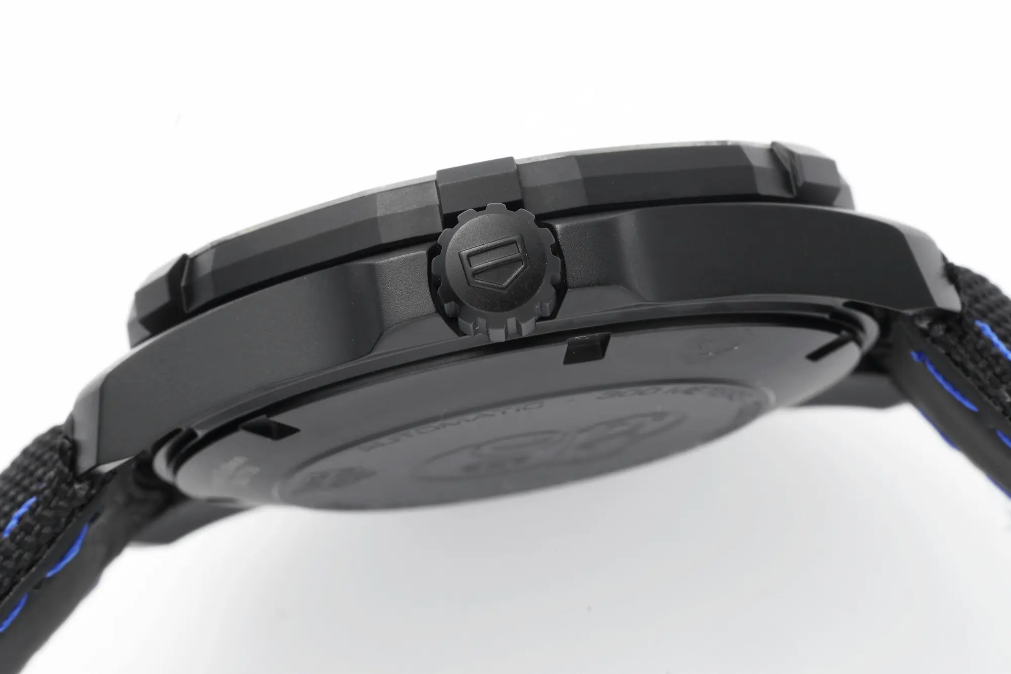 Sophisticated V6 Factory TAG Heuer Series Watch – Black with Blue Stitching,  & Formal Style, 100m Waterproof, SW200 Movement, Super Clone Replica Design 4094