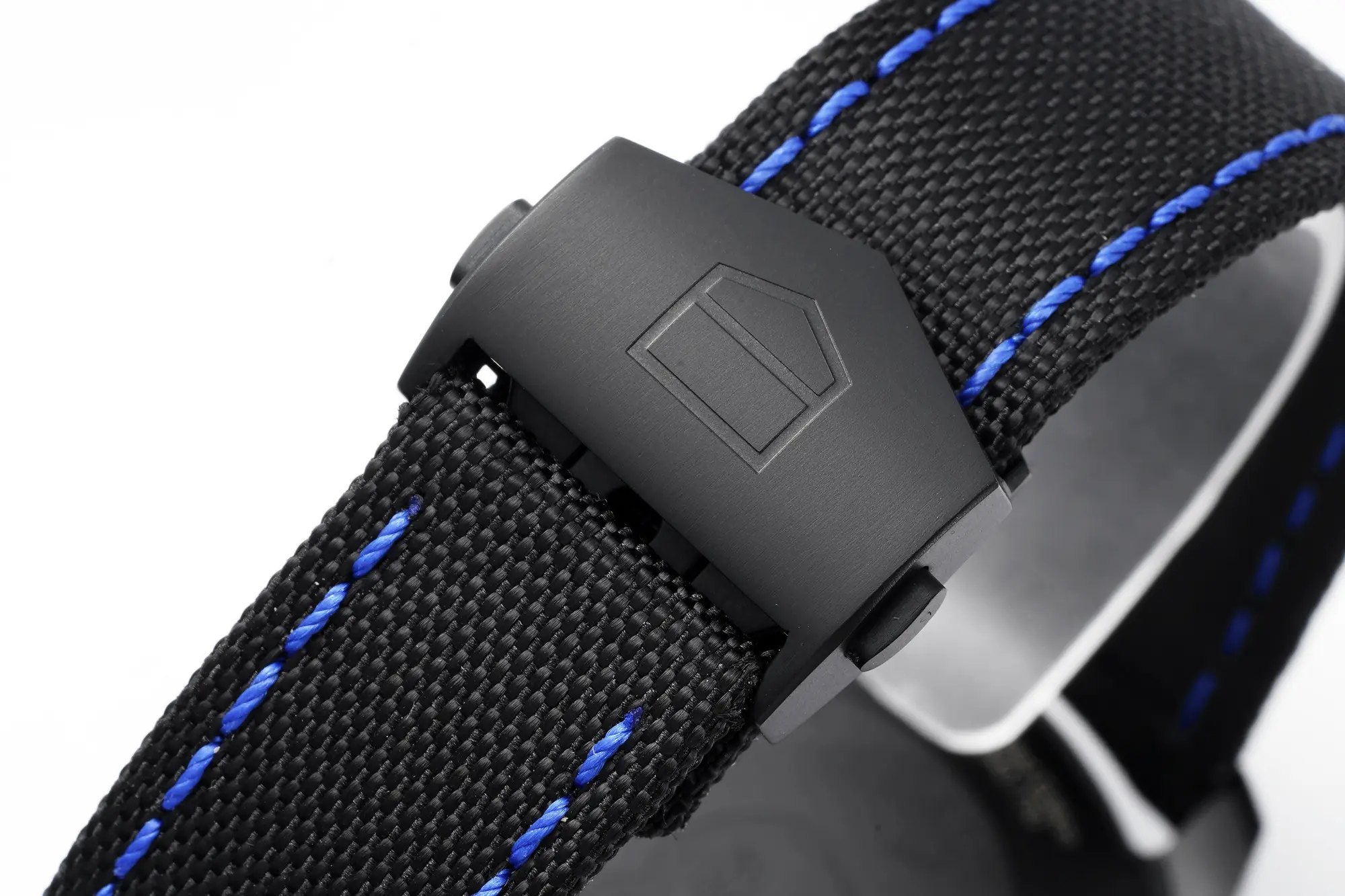 Sophisticated V6 Factory TAG Heuer Series Watch – Black with Blue Stitching,  & Formal Style, 100m Waterproof, SW200 Movement, Super Clone Replica Design 4094