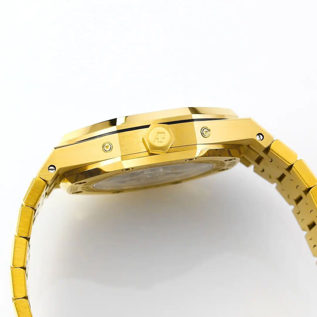 WeatherProof TWA Factory Audemars Piguet Royal Oak Perpetual Calendar Blue Dial Yellow Gold Super Clone Luxury Watch 7813