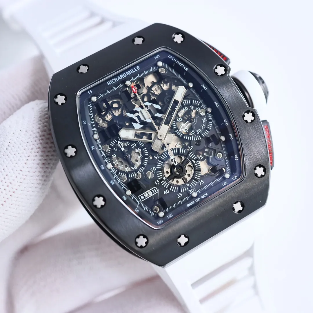 WeatherProof KV Factory Richard Mille RM011-FM White Strap Super Clone Watch –  Replica Richard Mille 6535