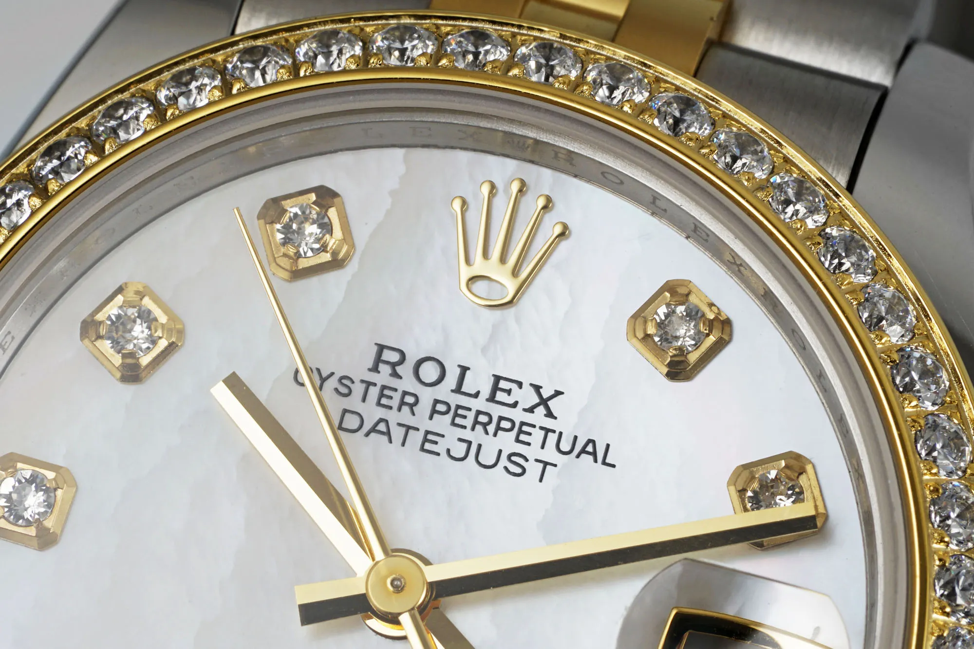 MoistureWicking AR Factory Rolex Datejust 31mm White Mother-of-Pearl Dial Diamond Bezel Two-Tone Steel and Yellow Gold Jubilee Bracelet Luxury Women’s Watch 4888