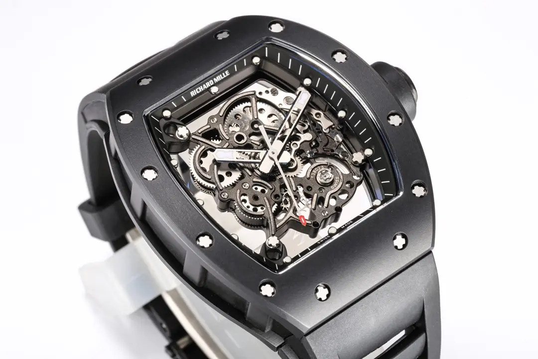 ZF Factory Richard Mille RM055 Black Rubber Super Clone Watch –  Replica Richard Mille Efficient 3864