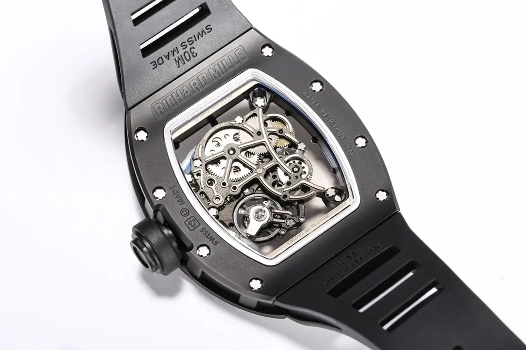 ZF Factory Richard Mille RM055 Black Rubber Super Clone Watch –  Replica Richard Mille Efficient 3864