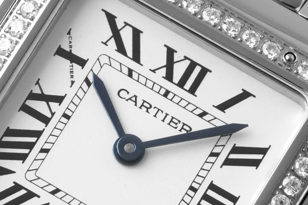 Bold 3K Factory Cartier Panthere de Cartier Watch Silver Steel Small 22MM- Top Quality Replica Watch 2828