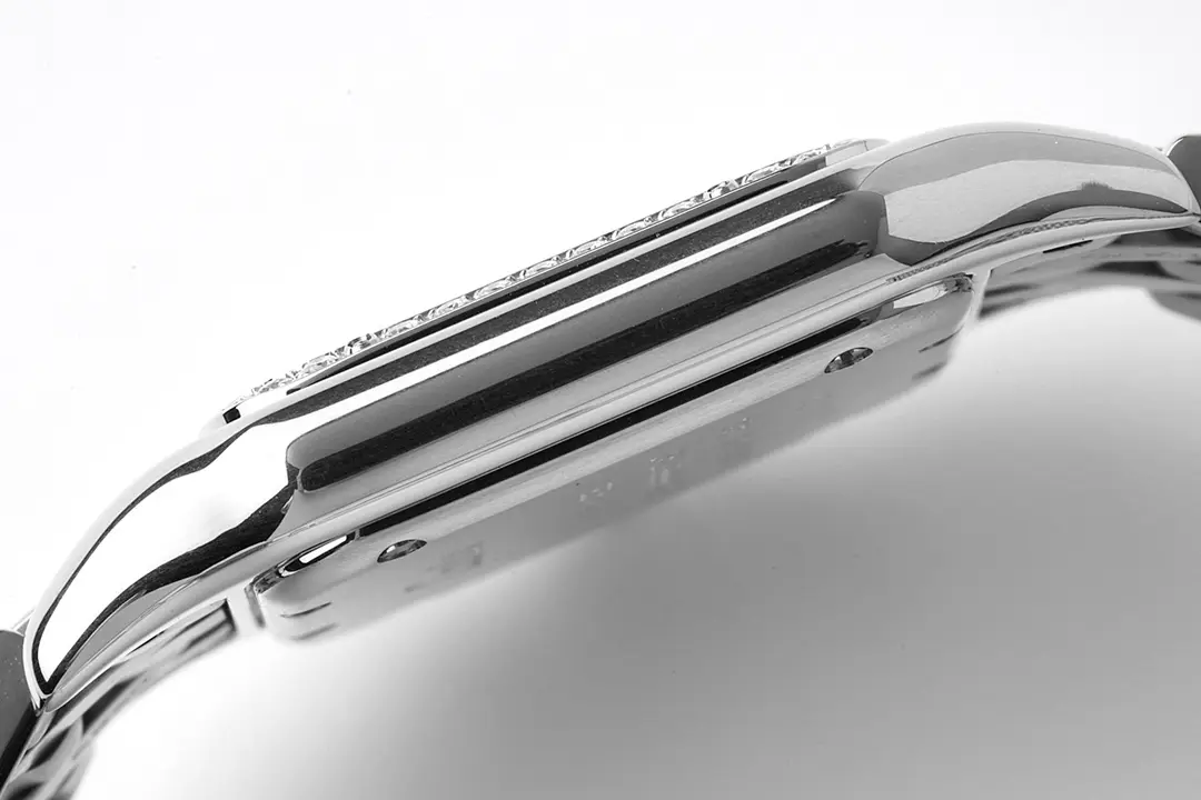 Bold 3K Factory Cartier Panthere de Cartier Watch Silver Steel Small 22MM- Top Quality Replica Watch 2828