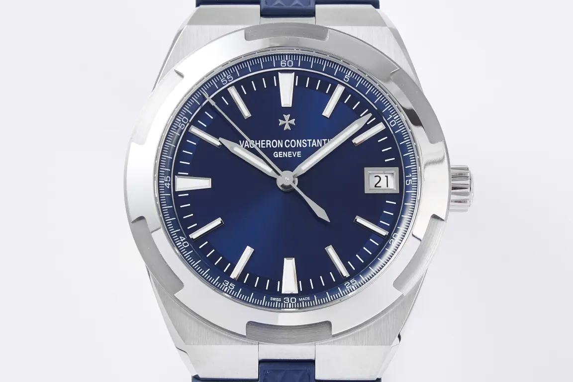 UrbanChic MKS Factory Vacheron Constantin Overseas 4500V Series – Blue Dial, Rubber Strap, Luxury Steel Super Clone Watch – Best Replica Quality 6696