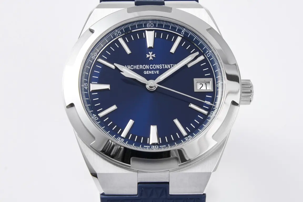 UrbanChic MKS Factory Vacheron Constantin Overseas 4500V Series – Blue Dial, Rubber Strap, Luxury Steel Super Clone Watch – Best Replica Quality 6696