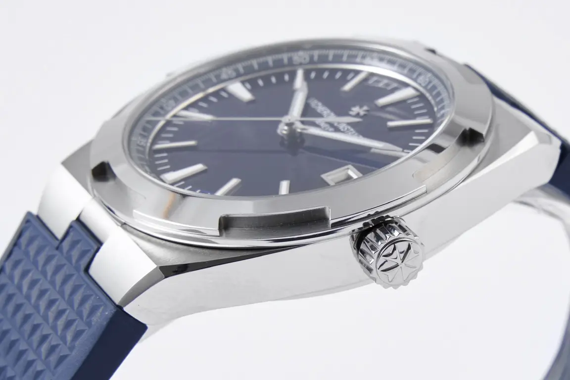 UrbanChic MKS Factory Vacheron Constantin Overseas 4500V Series – Blue Dial, Rubber Strap, Luxury Steel Super Clone Watch – Best Replica Quality 6696