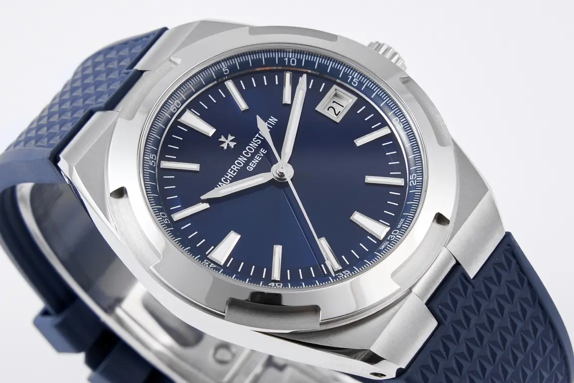 UrbanChic MKS Factory Vacheron Constantin Overseas 4500V Series – Blue Dial, Rubber Strap, Luxury Steel Super Clone Watch – Best Replica Quality 6696