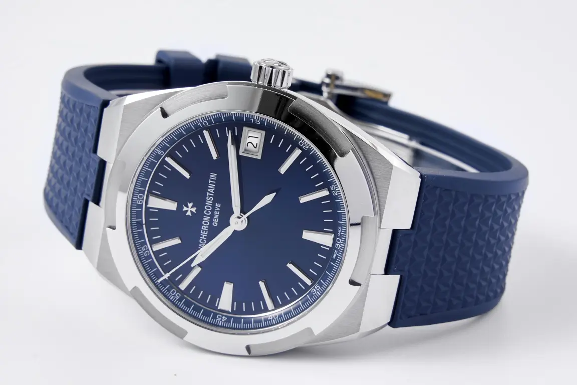 UrbanChic MKS Factory Vacheron Constantin Overseas 4500V Series – Blue Dial, Rubber Strap, Luxury Steel Super Clone Watch – Best Replica Quality 6696