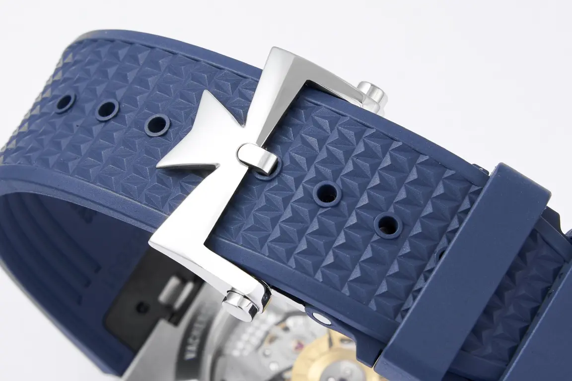 UrbanChic MKS Factory Vacheron Constantin Overseas 4500V Series – Blue Dial, Rubber Strap, Luxury Steel Super Clone Watch – Best Replica Quality 6696