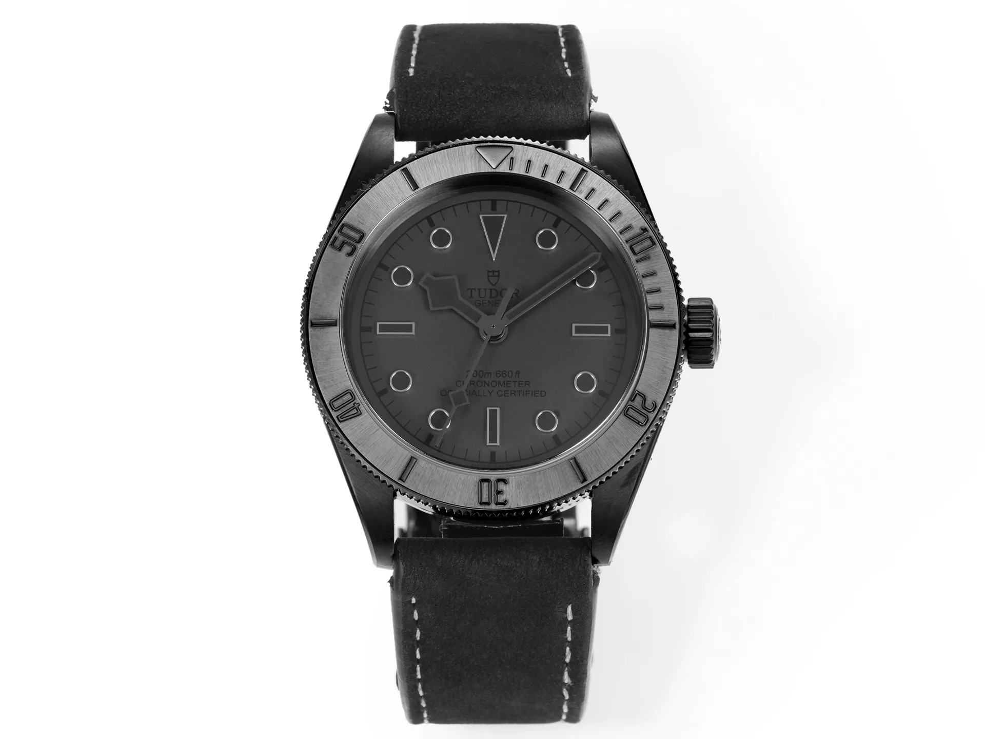 AllSeason Tudor Black Bay Fifty-Eight Automatic Men’s Dive Watch – Black Dial, Matte Black Bezel, Black Leather Strap 4279