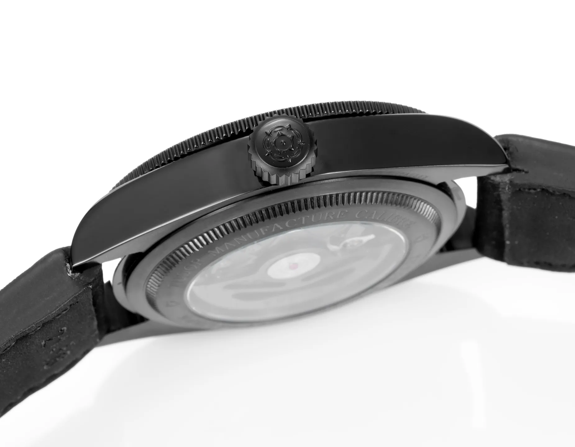 Durable ZF Factory Tudor Black Bay Fifty-Eight Automatic Men’s Dive Watch – Black Dial, Matte Black Bezel, Black Leather Strap 4265