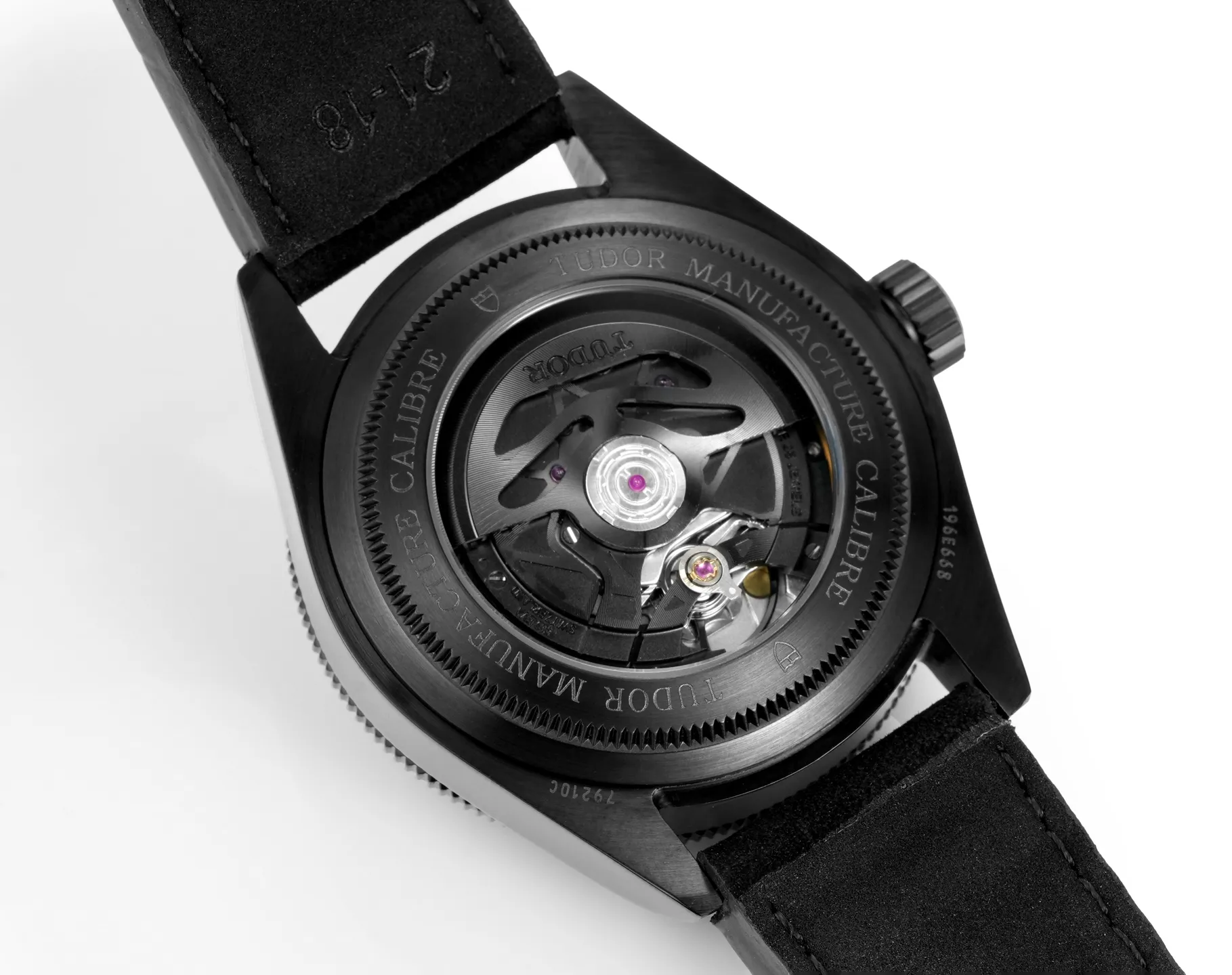 Durable ZF Factory Tudor Black Bay Fifty-Eight Automatic Men’s Dive Watch – Black Dial, Matte Black Bezel, Black Leather Strap 4265