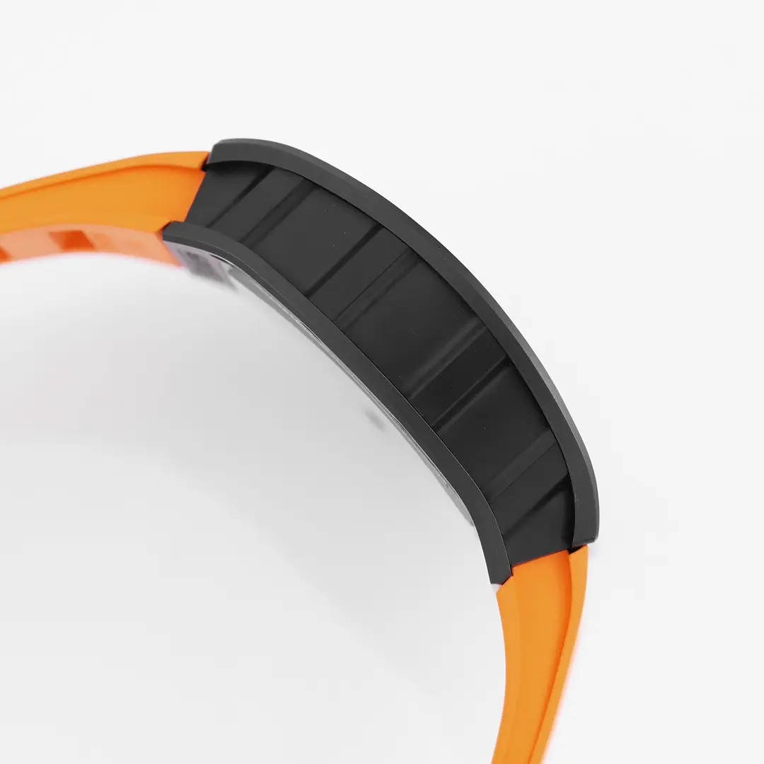 RM Factory Richard Mille Black Ceramic Orange Strap Super Clone Watch –  Replica Richard Mille Chic 7378