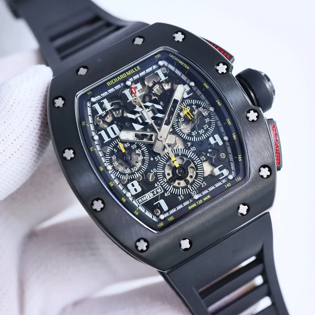 KV Factory Richard Mille RM011-FM Black Chronograph Super Clone Watch –  Replica Richard Mille Affordable 6534