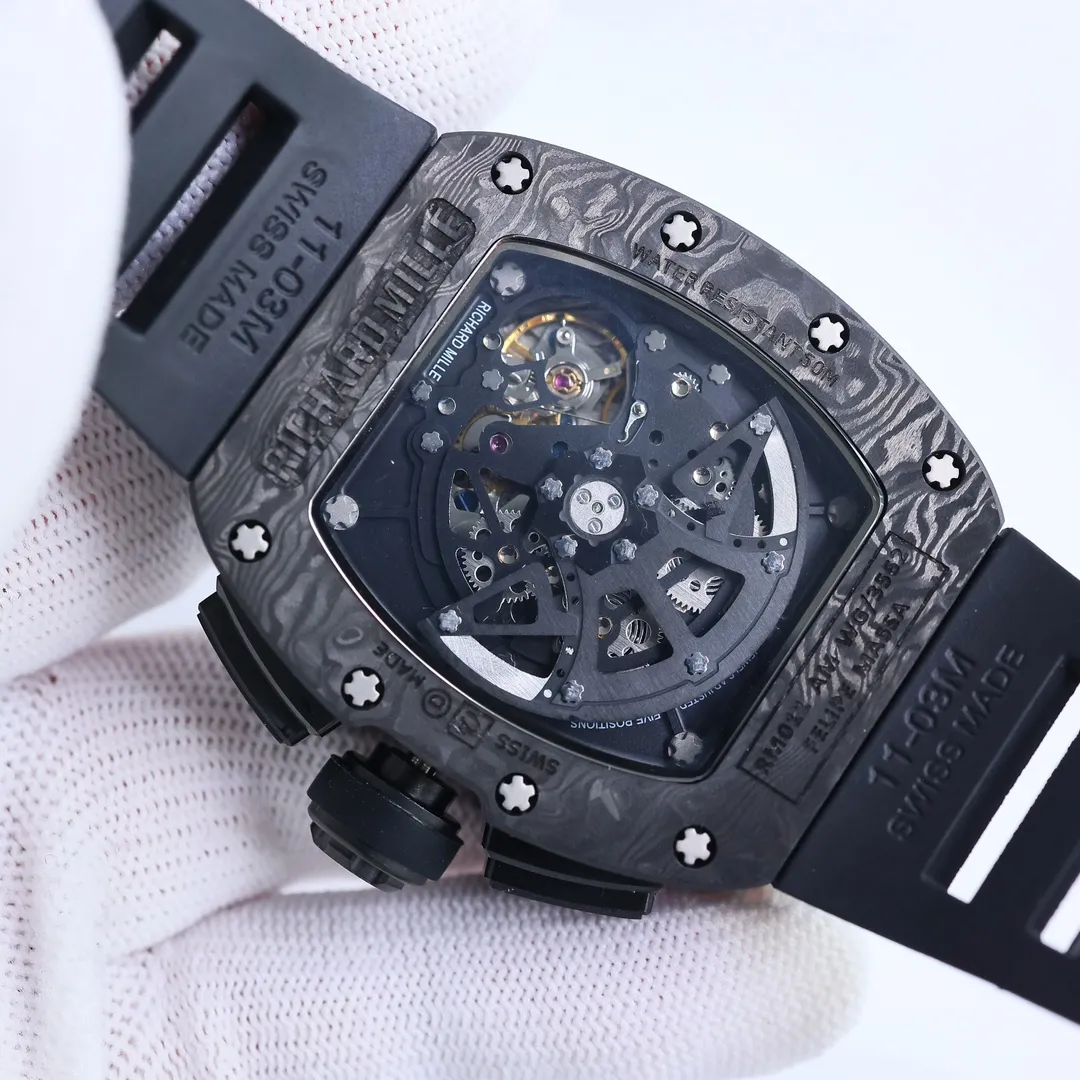 Casual RM Factory Richard Mille RM011-FM Black Chronograph Super Clone Watch –  Replica Richard Mille 7405