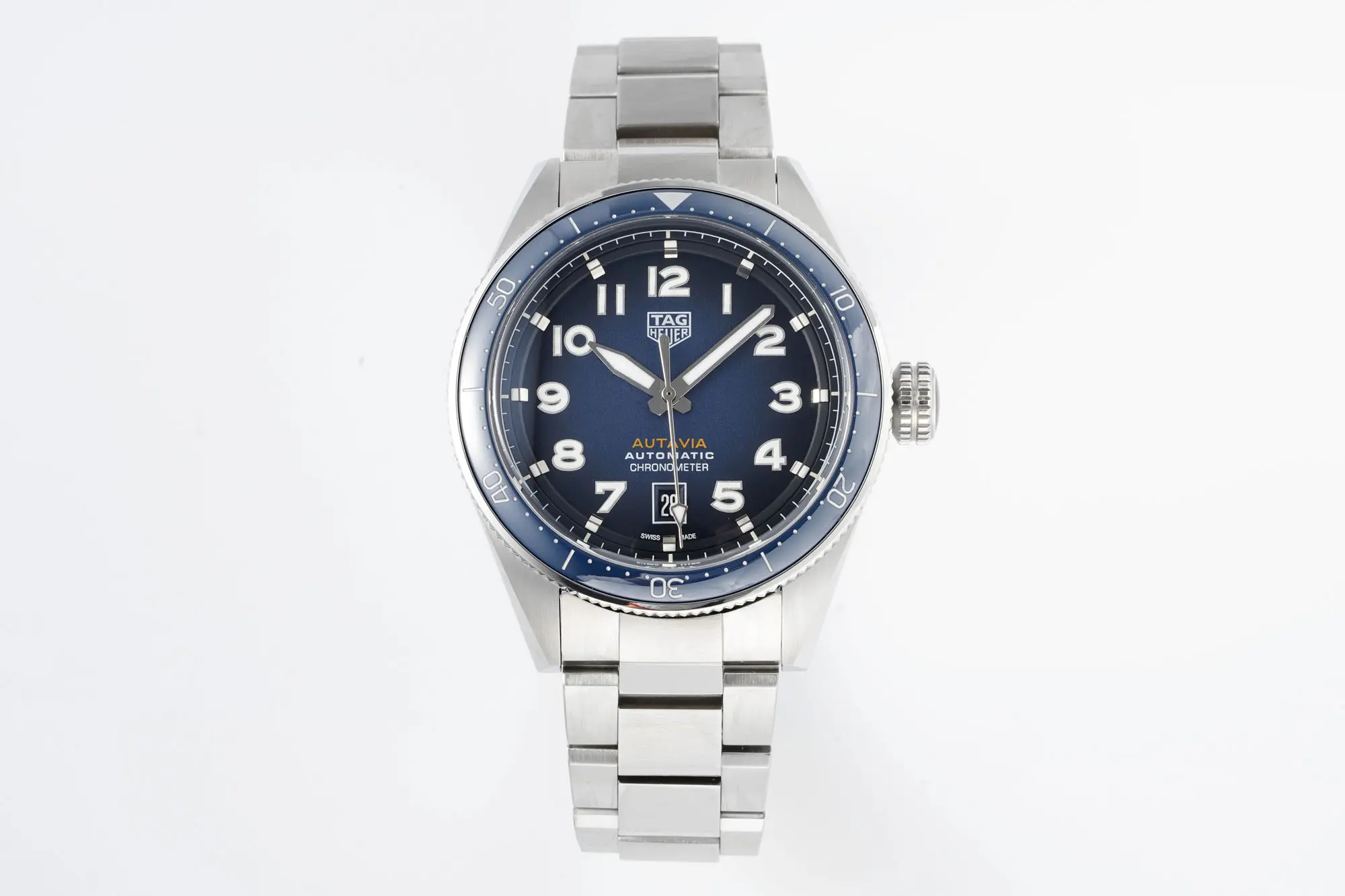 XF Factory TAG Heuer Series Watch – Blue Dial, Stainless Steel, Automatic Movement, Formal &  Style, Super Clone Replica Edition Efficient 8221