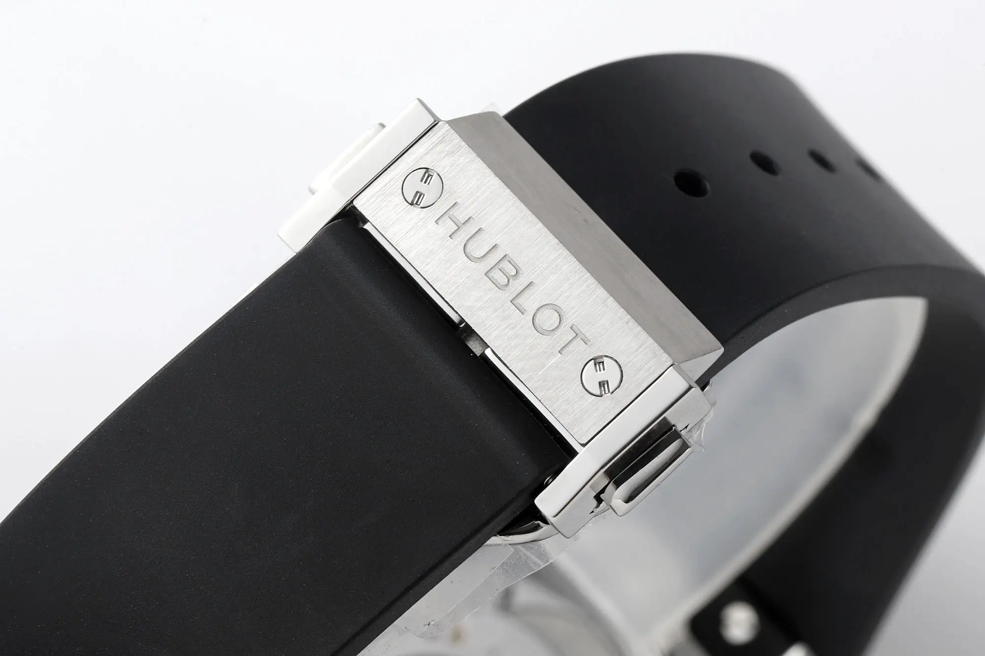 BB Factory Hublot  Fusion x Richard Orlinski Black Dial Stainless Steel Rubber Strap Super Clone Watch Supportive 1348