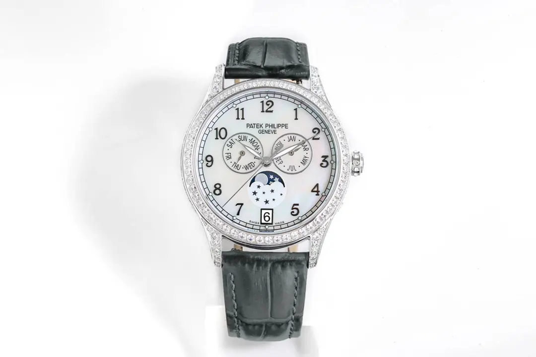 Patek Philippe Complications 4947R White Dial Leather Super Clone Replica Watch –  Replica Watches Sophisticated 3595