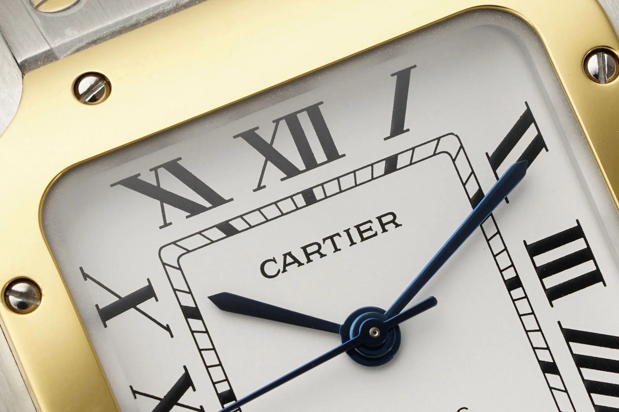 AF Factory Cartier Santos de Cartier Medium Automatic Watch Two-Tone Stainless Steel and Yellow Gold Roman Dial W SportInspired 2771