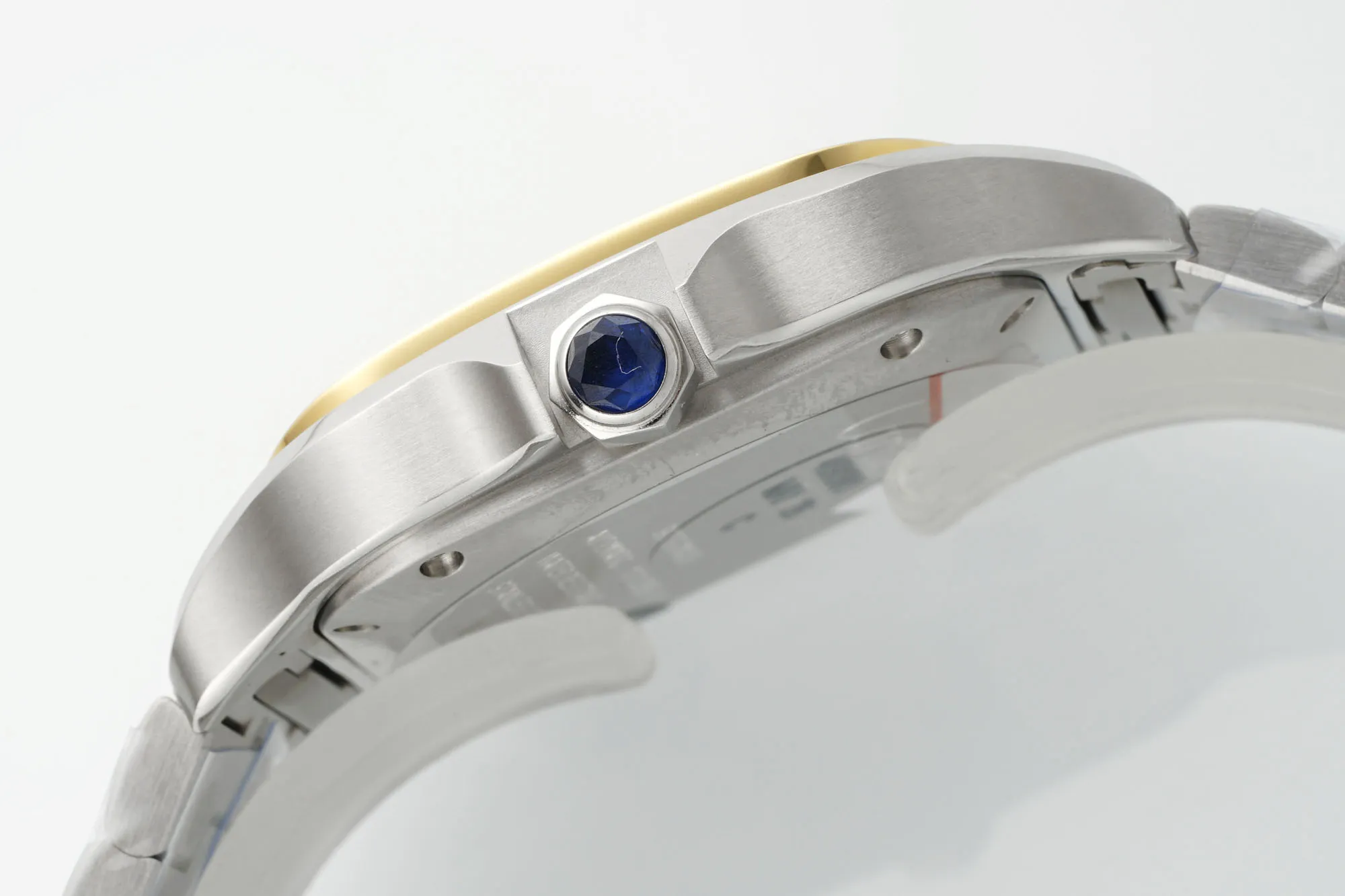 AF Factory Cartier Santos de Cartier Medium Automatic Watch Two-Tone Stainless Steel and Yellow Gold Roman Dial W SportInspired 2771